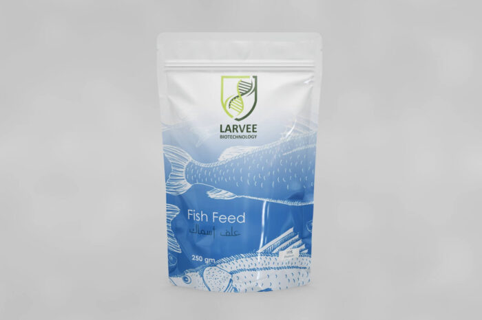 Larvee's Fish Feed is a balanced food containing a blend of essential proteins and amino acids that fish need for healthy and rapid growth. This feed is specifically designed to meet the nutritional needs of fish and maximize the benefits of feeding.